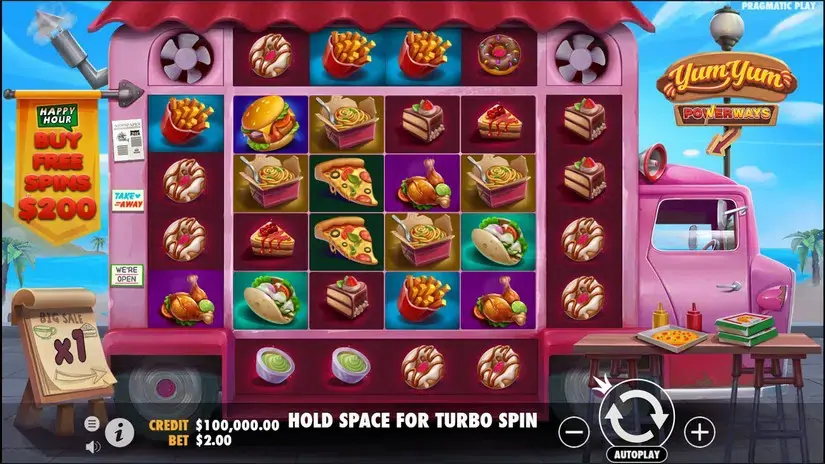 Yum Yum Powerways slot screenshot 1