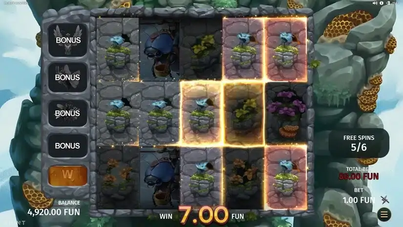 Honey Hunters slot screenshot 
