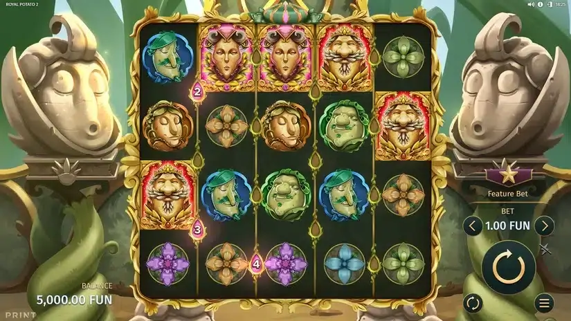 Royal Potato 2 slot screenshot 