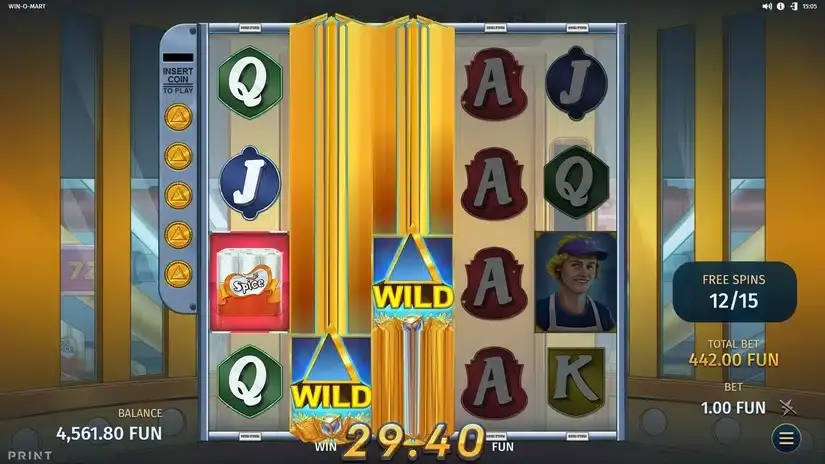Win-O-Mart slot screenshot 