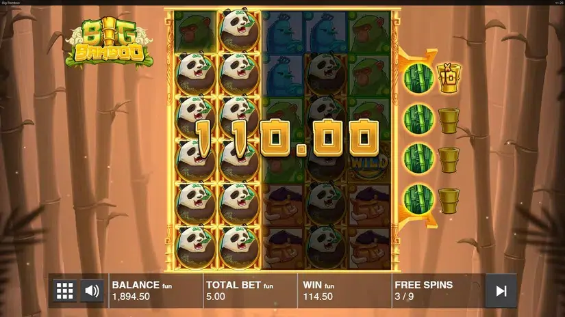 Big Bamboo slot screenshot 6