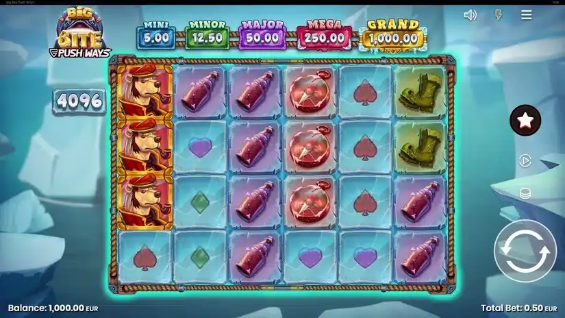 Big Bite Push Ways slot screenshot 1