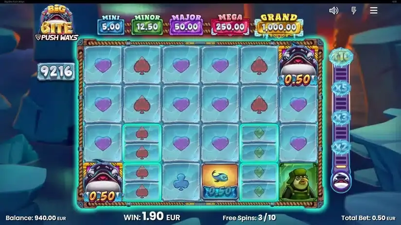 Big Bite Push Ways slot screenshot 3