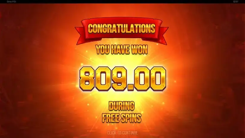 Dino P.D slot screenshot 