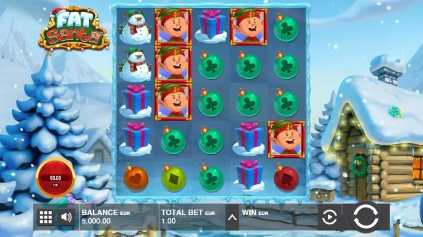 Fat Santa slot screenshot 