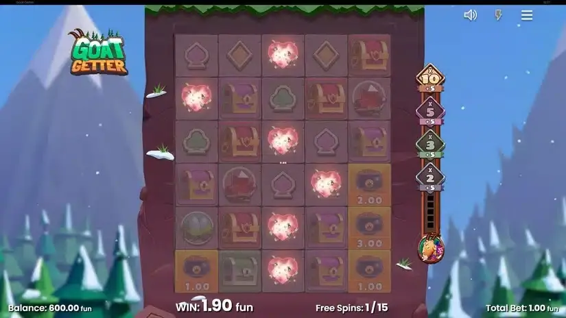 Goat Getter slot screenshot 