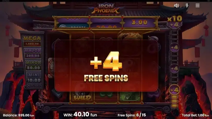 Iron Phoenix slot screenshot 6