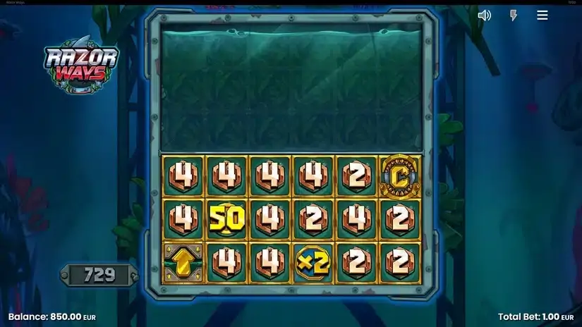 Razor Ways slot screenshot 2