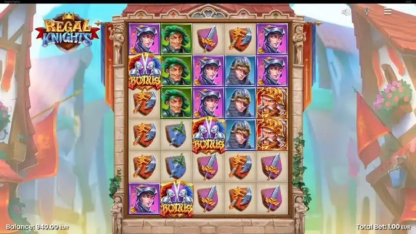 Regal Knights slot screenshot 2