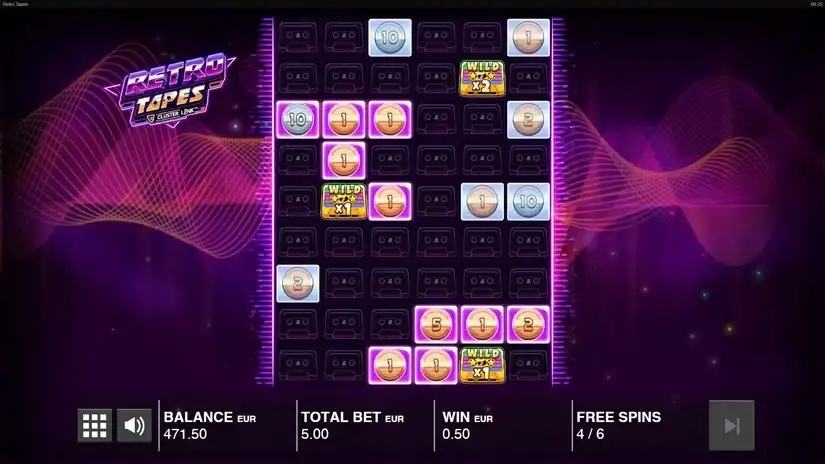 Retro Tapes slot screenshot 5