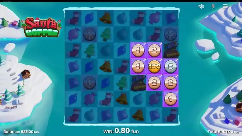 Santa Hopper slot screenshot 3