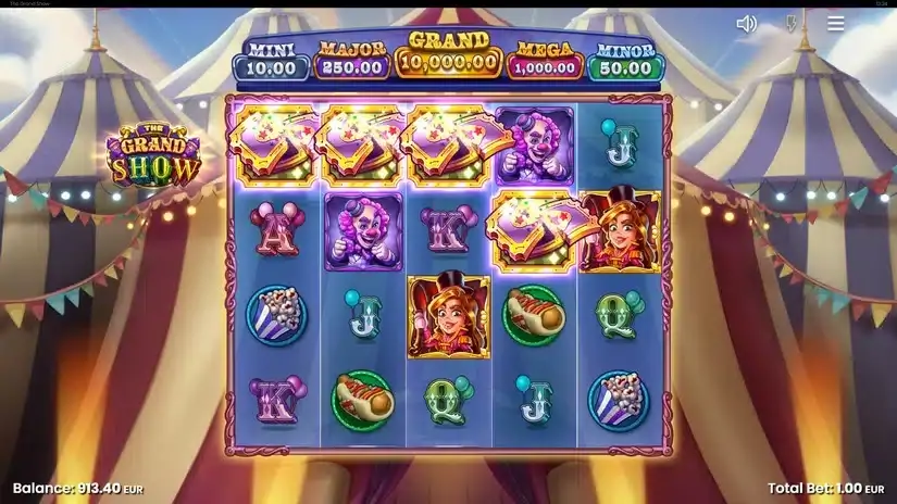The Grand Show slot screenshot 2