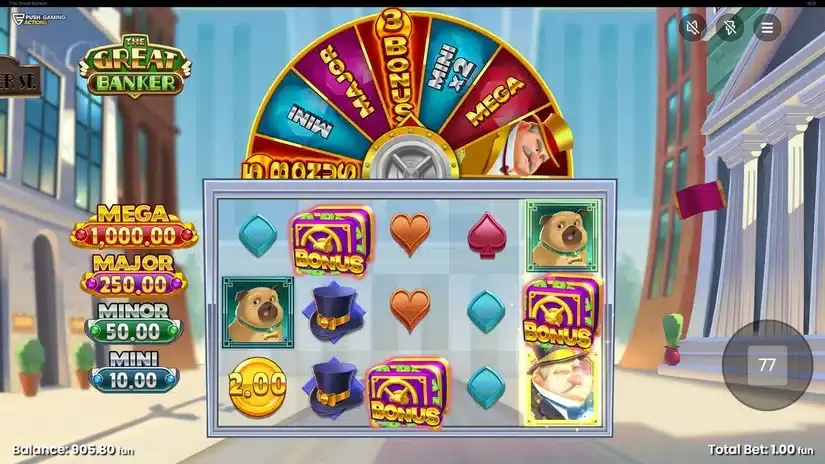The Great Banker slot screenshot 3