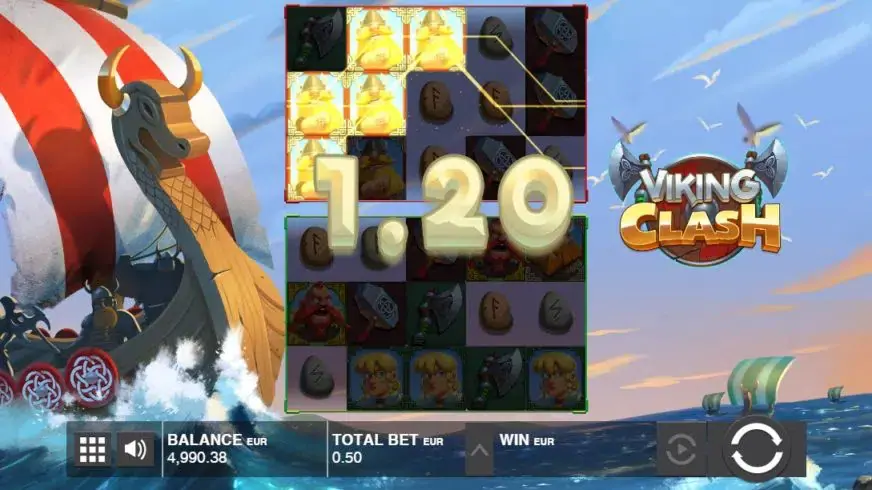 Viking Clash slot screenshot 
