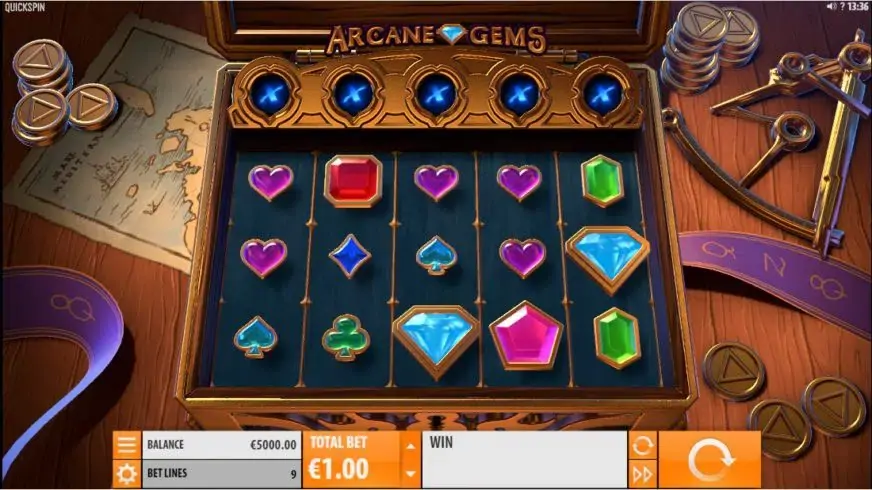 Arcane Gems slot screenshot 1