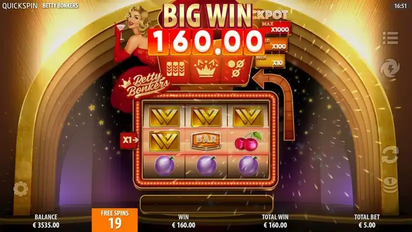Betty Bonkers slot screenshot 6