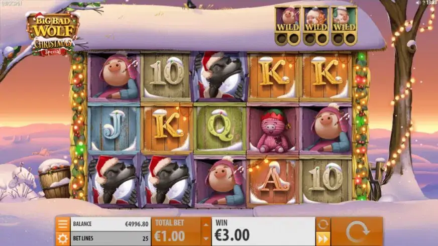 Big Bad Wolf Christmas Special slot screenshot 2