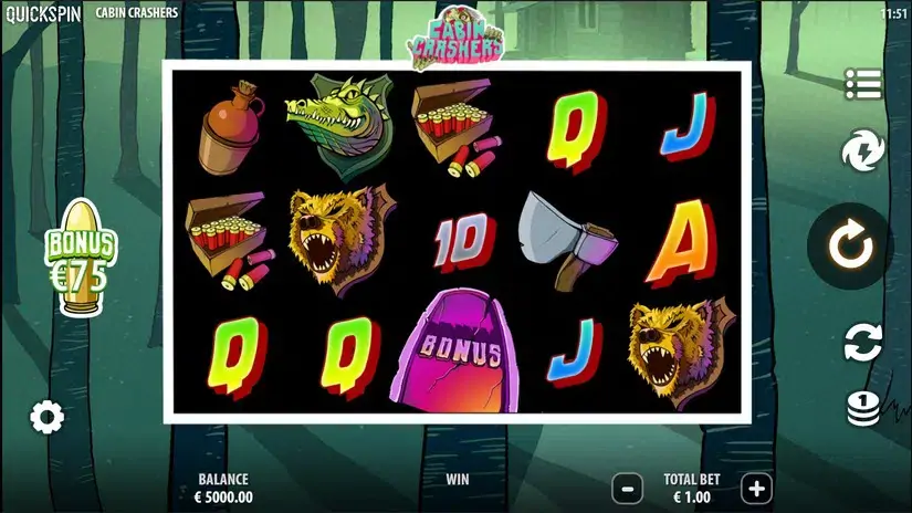 Cabin Crashers slot screenshot 1