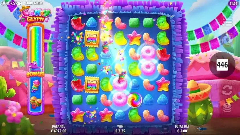Candy Glyph slot screenshot 