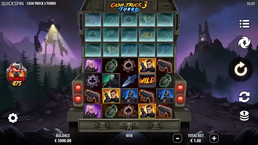 Cash Truck 3 Turbo slot screenshot 
