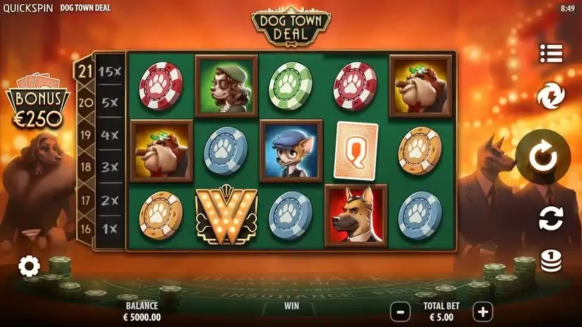 Dog Town Deal slot screenshot 1
