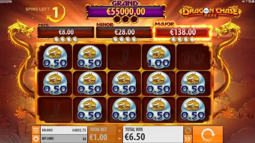 Dragon Chase slot screenshot 7