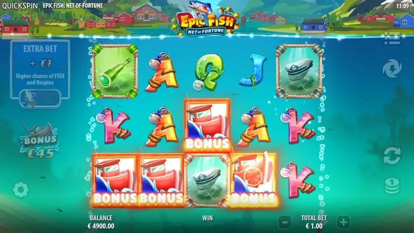 Epic Fish Net of Fortune slot screenshot 2
