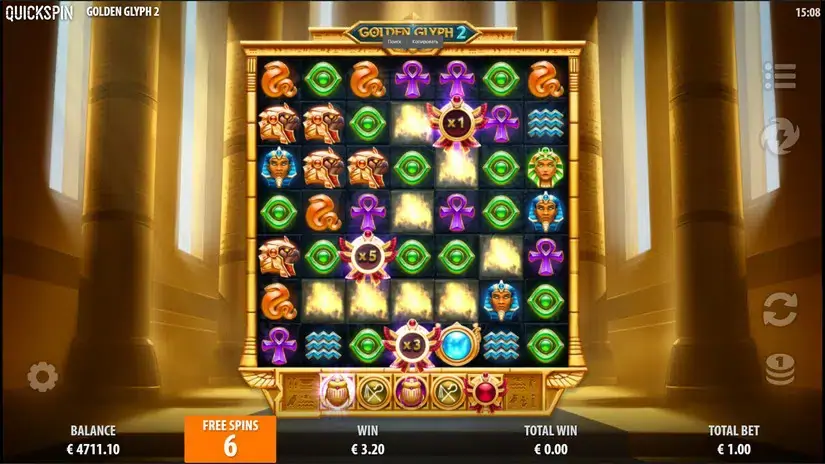 Golden Glyph 2 slot screenshot 4