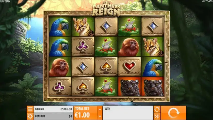 Panthers Reign slot screenshot 1