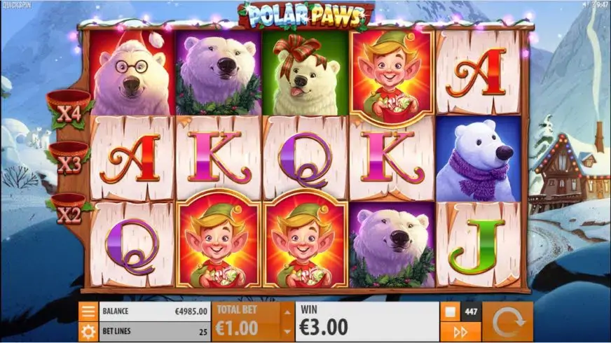 Polar Paws slot screenshot 3