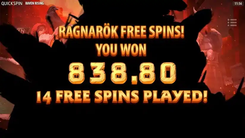 Raven Rising slot screenshot 