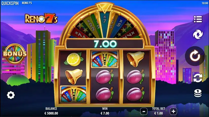 Reno 7s slot screenshot 2