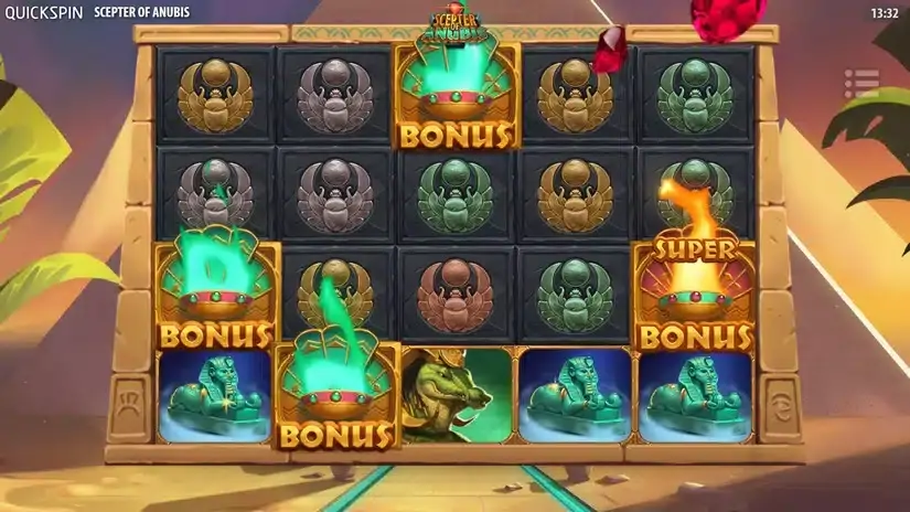 Scepter of Anubis slot screenshot 2