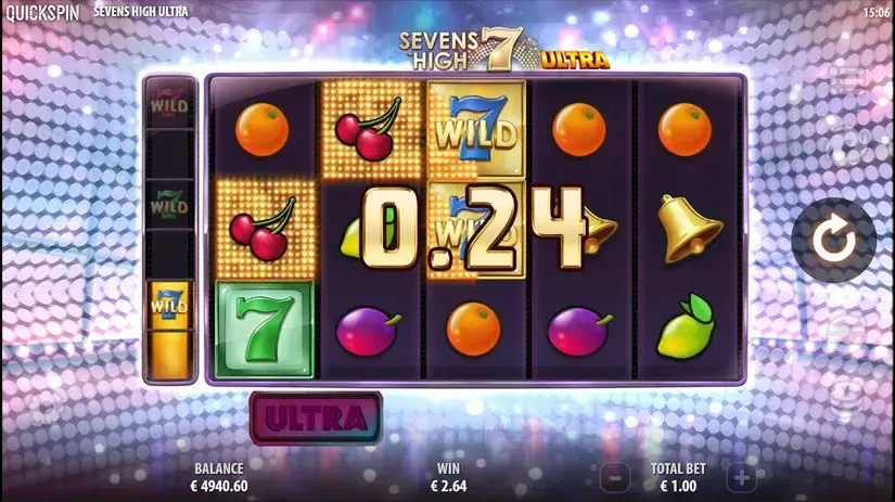 Sevens High Ultra slot screenshot 2