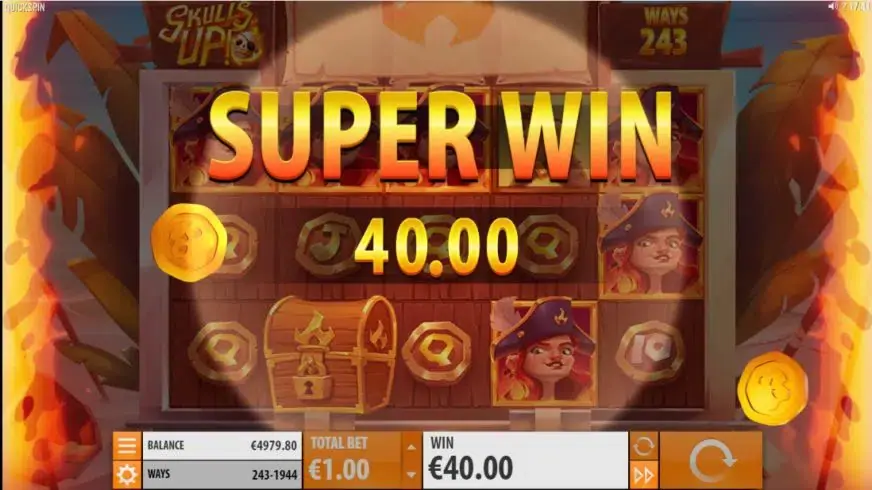 Skulls UP! slot screenshot 3