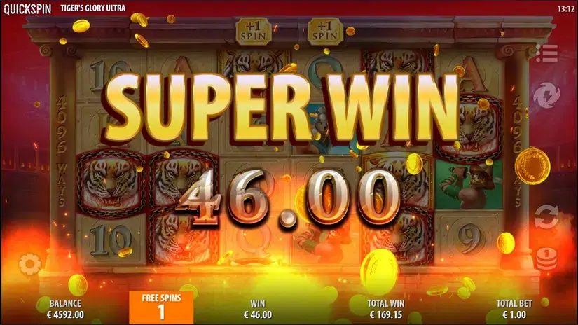 Tigers Glory Ultra slot screenshot 5
