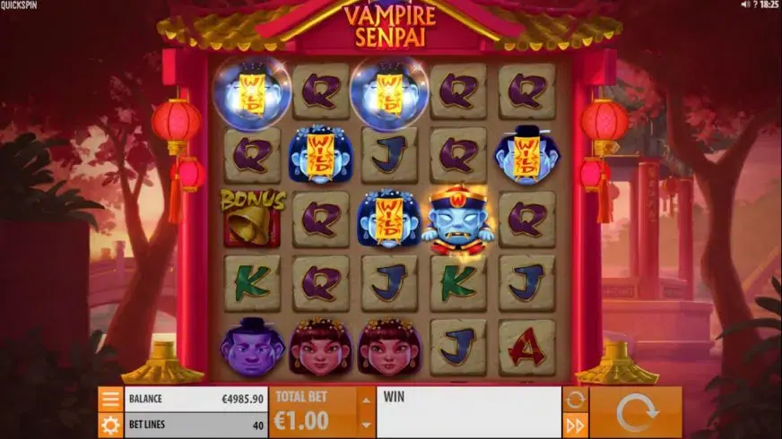 Vampire Senpai slot screenshot 3
