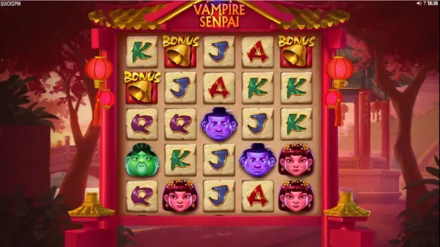 Vampire Senpai slot screenshot 4