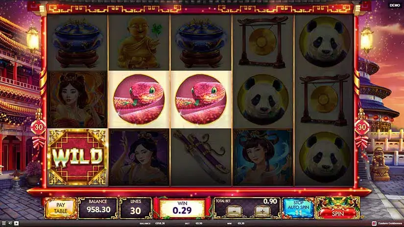 Eastern Goddesses slot screenshot 4