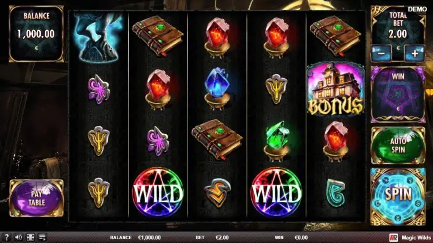 Magic Wilds slot screenshot 1