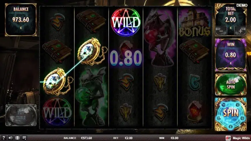Magic Wilds slot screenshot 3