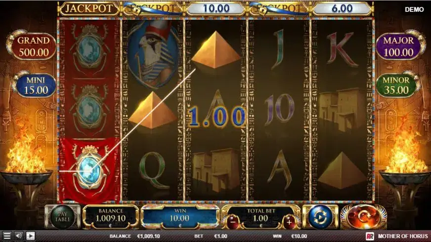 Mother of Horus slot screenshot 3