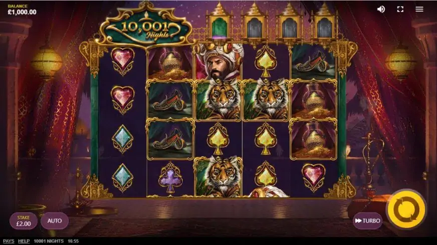 10,001 Nights slot screenshot 