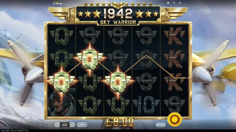 1942: Sky Warrior slot screenshot 2