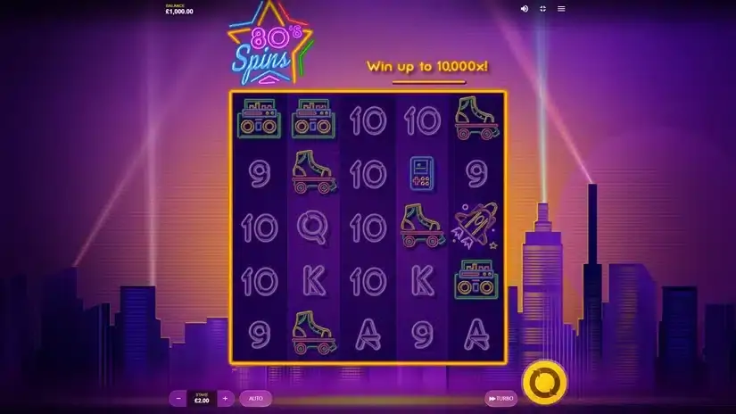 80s Spins slot screenshot 1