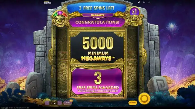 Amazon Island MegaWays slot screenshot 4