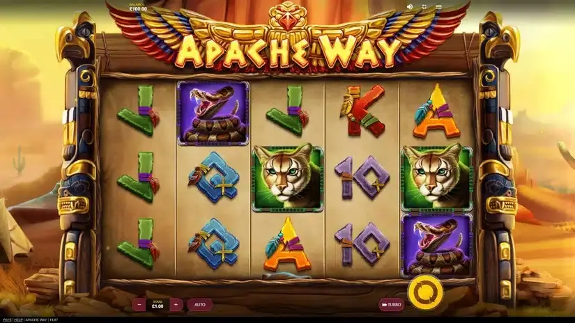 Apache Way slot screenshot