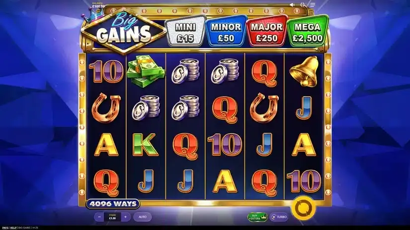 Big Gains slot screenshot 