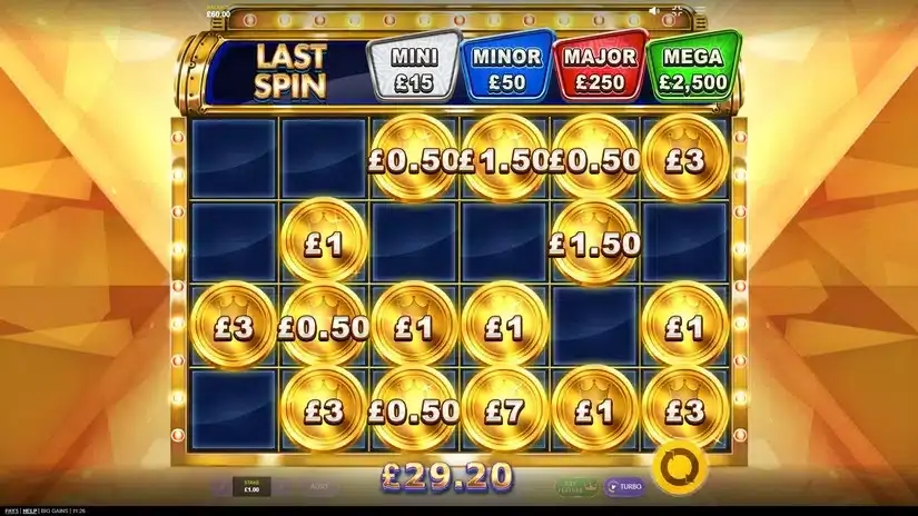 Big Gains slot screenshot 