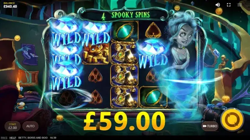 Betty, Boris And Boo slot screenshot 4